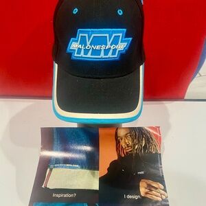 MALONESPORT Signature Vintage Caps Blk/blue/white Sz L-XL